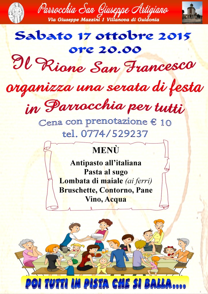 pranzo rione san francesco