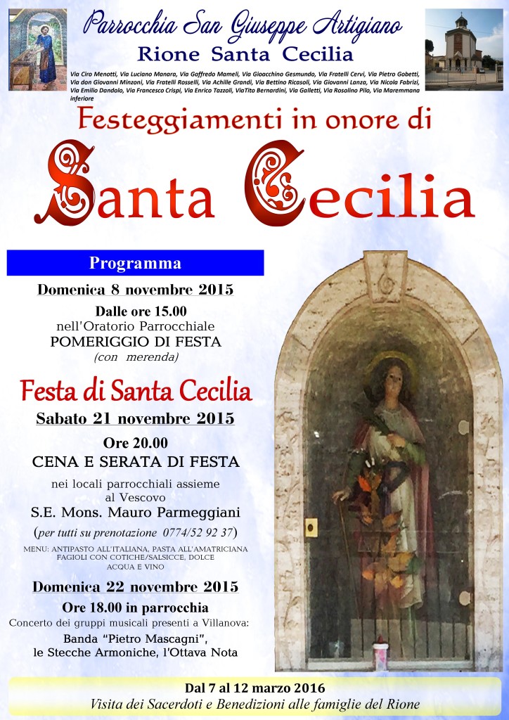 SANTA CECILIA 2015