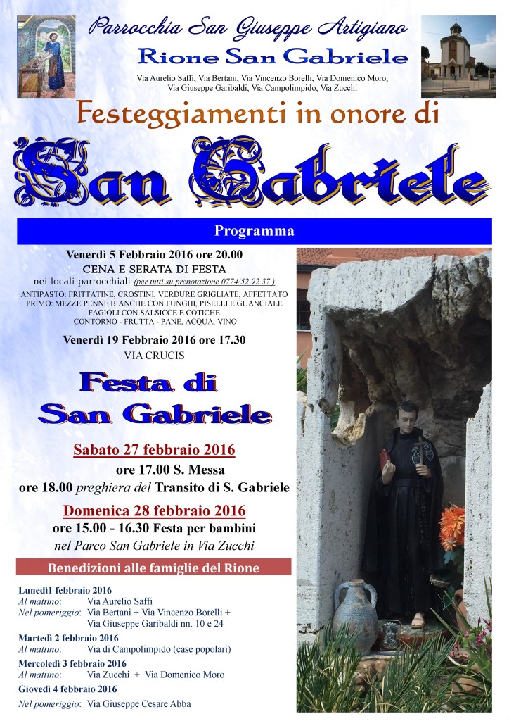 Locandina S Gabriele 2016