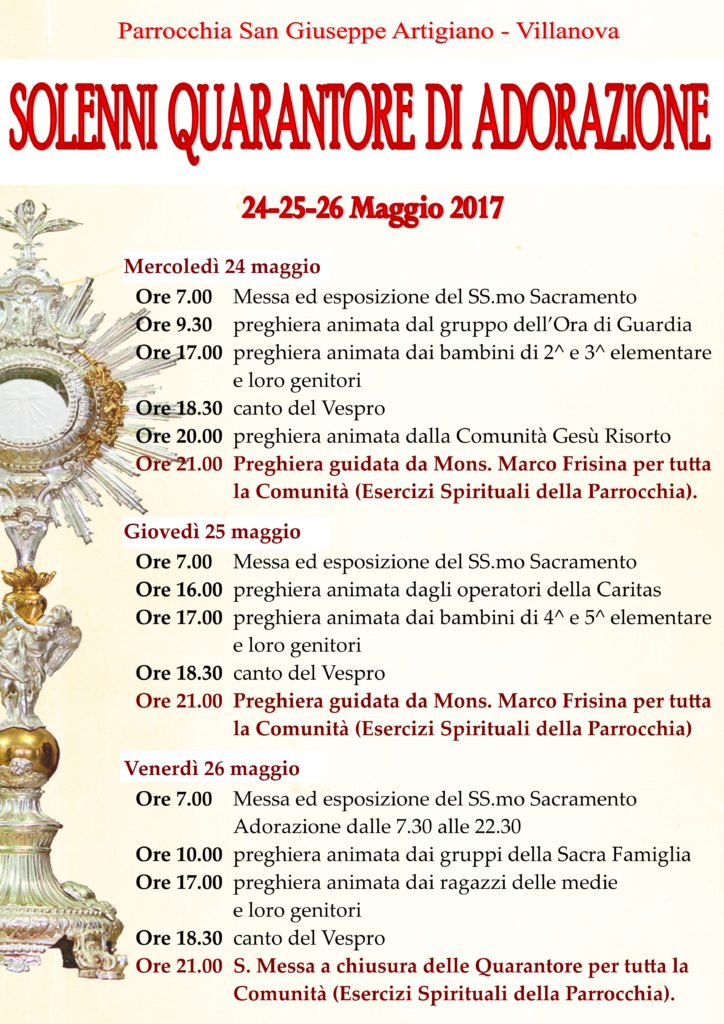 40 ore adorazione2017