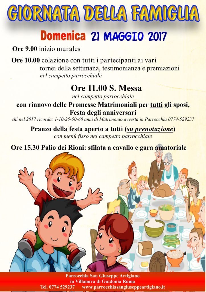 festa famiglia 2017