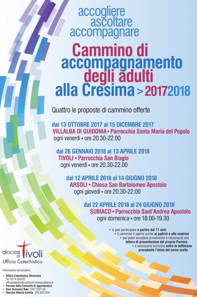 Cresime adulti 2017 2018