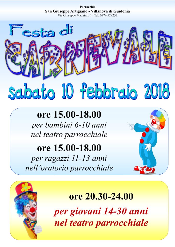 carnevale 2018