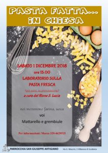 PASTA FATTA IN CHIESA