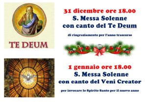 Te Deum e Veni Creator