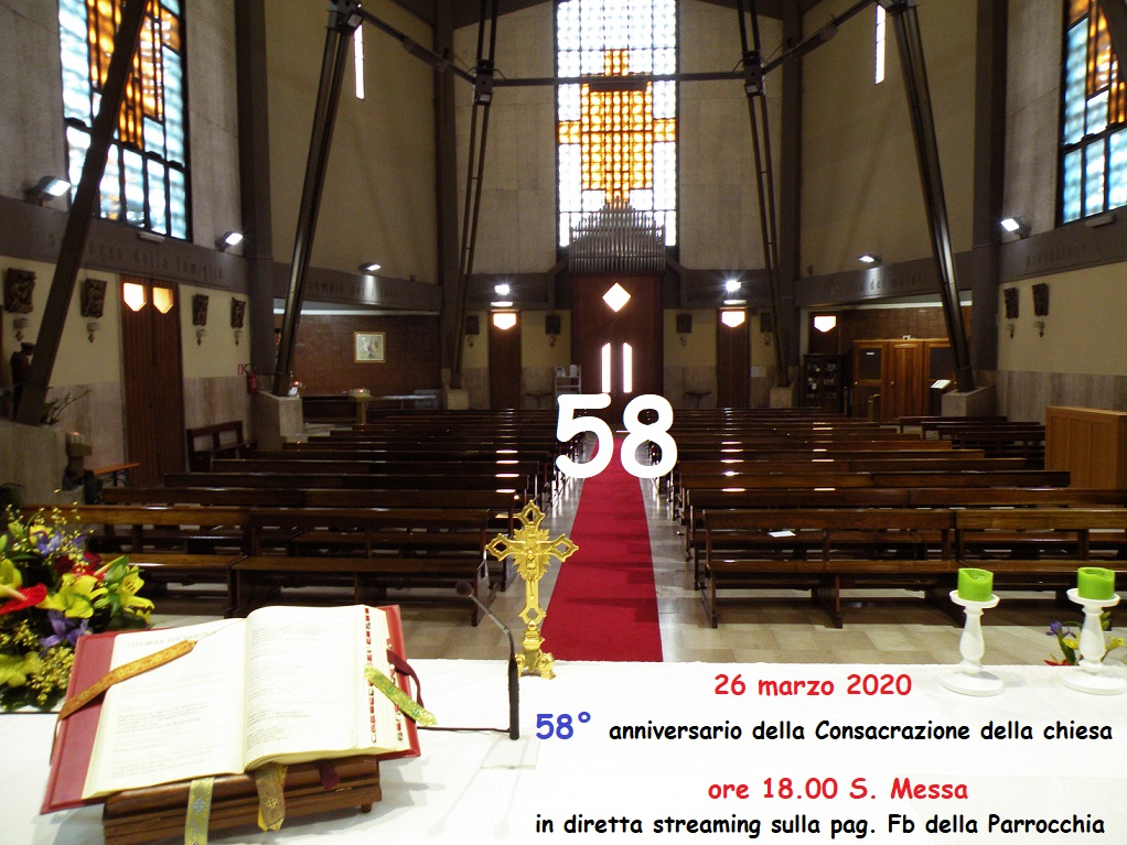 58mo Anniversario Consacrazione chiesa