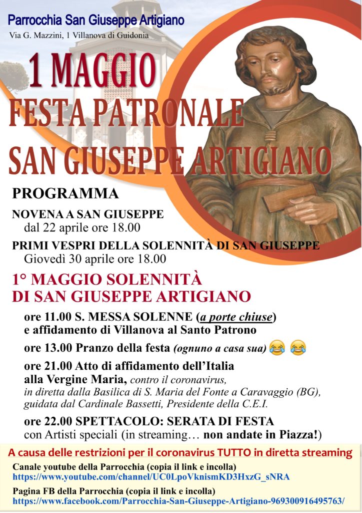 sangiuseppe 1 maggio 2020